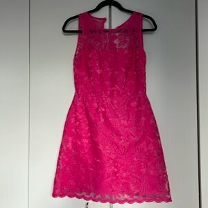 Laundry by Shelli Segal Hot Pink Mini Dress